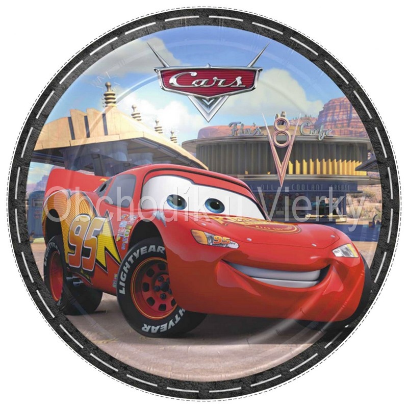 Jedlý obrázok McQueen, autíčka-cars č.8005,08